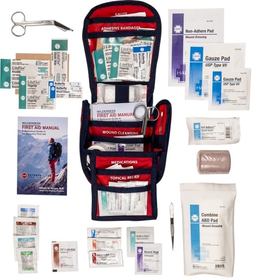 First Aid Kit Contents Diagram