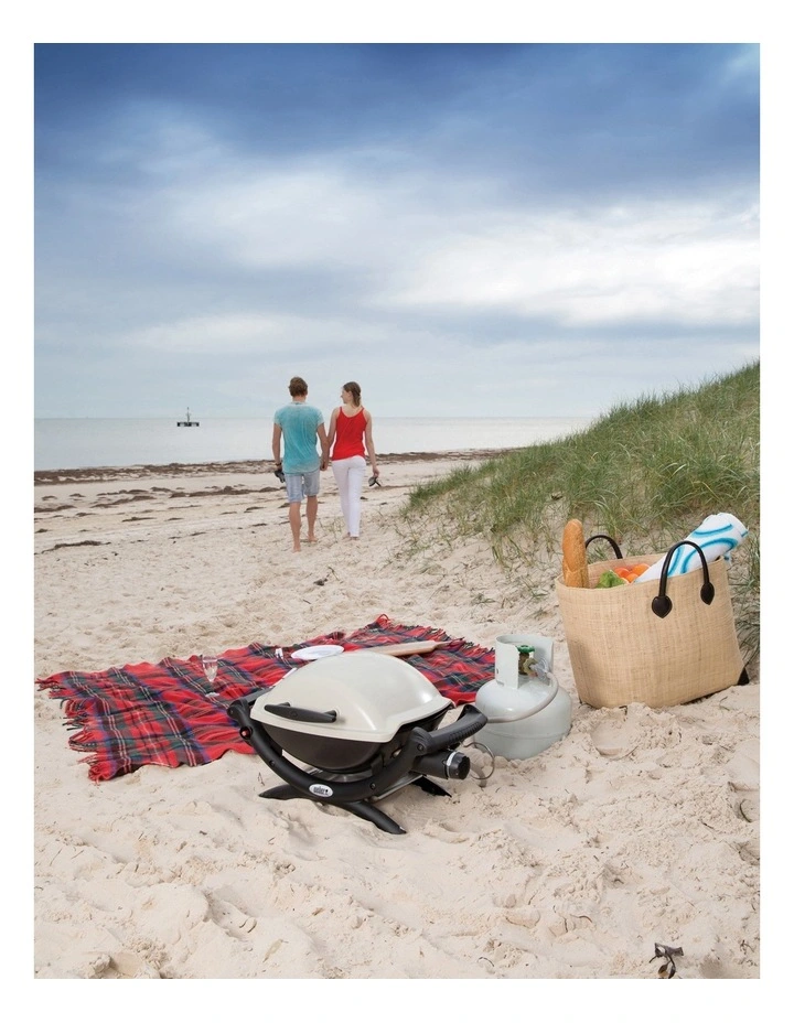 A couple walking on the beach