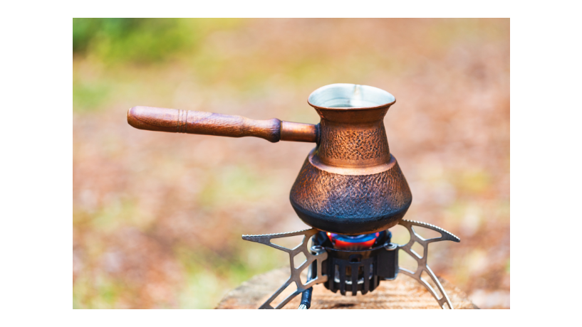 a vintage coffee maker